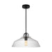Myhouse Lighting Visual Comfort Studio - DJP1131MBK - One Light Pendant - Payton - Midnight Black