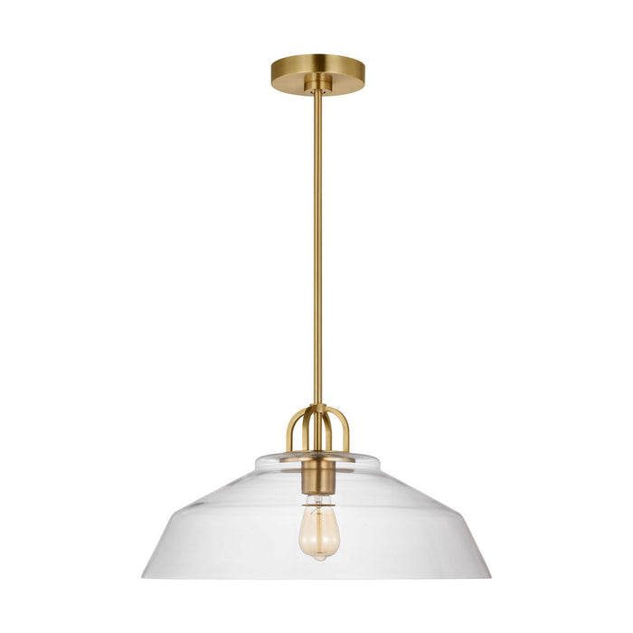 Myhouse Lighting Visual Comfort Studio - DJP1131SB - One Light Pendant - Payton - Satin Brass