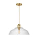 Myhouse Lighting Visual Comfort Studio - DJP1131SB - One Light Pendant - Payton - Satin Brass