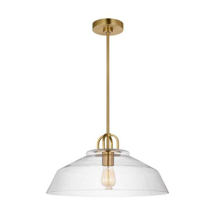 Myhouse Lighting Visual Comfort Studio - DJP1131SB - One Light Pendant - Payton - Satin Brass