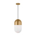 Myhouse Lighting Visual Comfort Studio - DJP1141SB - One Light Pendant - Foster - Satin Brass