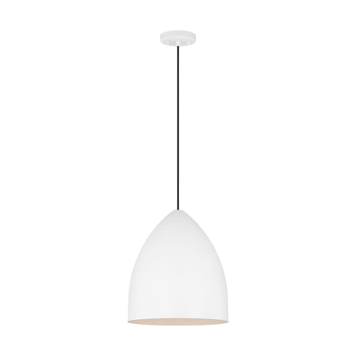 Myhouse Lighting Visual Comfort Studio - DJP1151MWT - One Light Pendant - Huron - Matte White