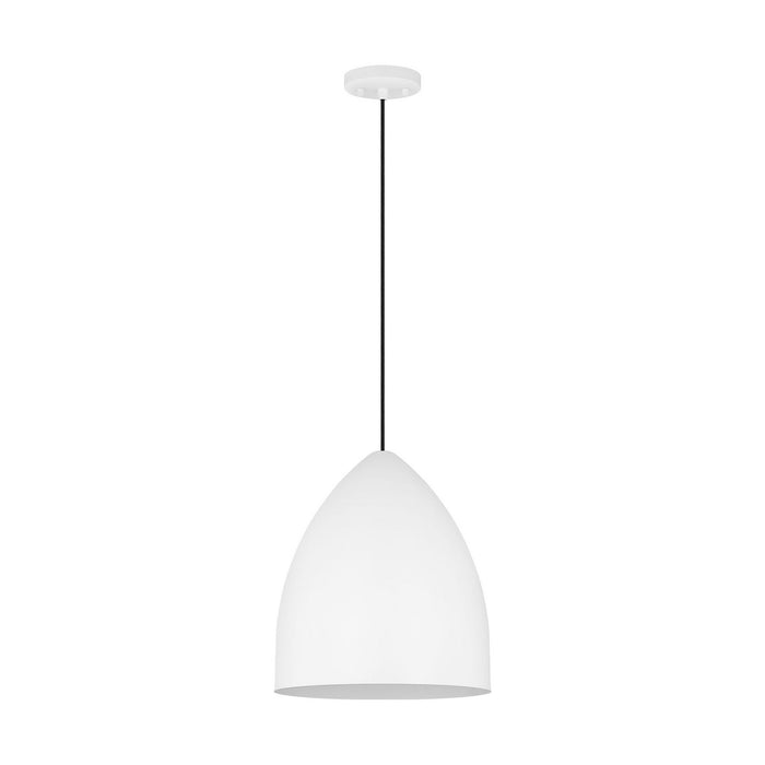 Myhouse Lighting Visual Comfort Studio - DJP1151MWT - One Light Pendant - Huron - Matte White