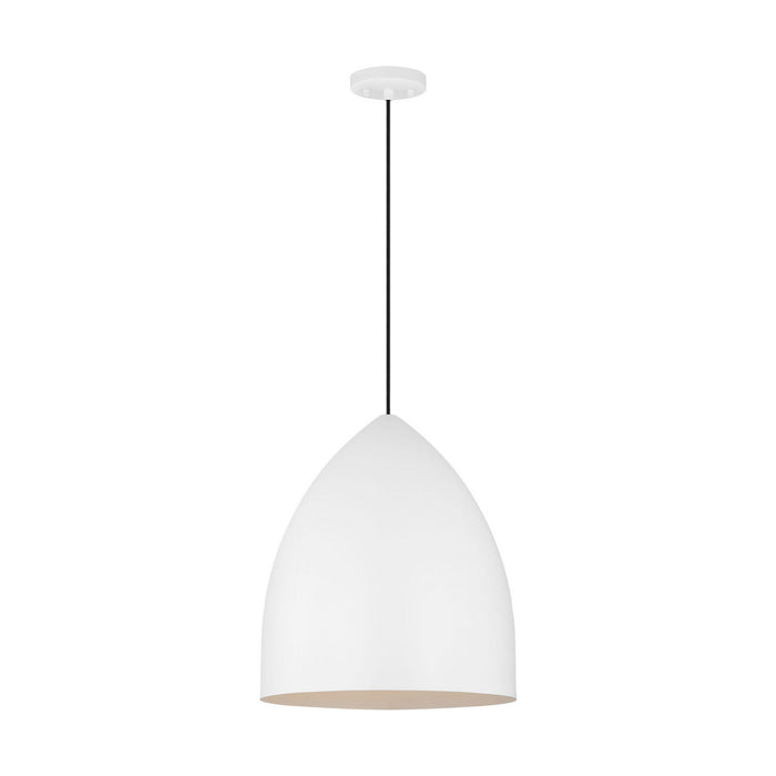 Myhouse Lighting Visual Comfort Studio - DJP1161MWT - One Light Pendant - Huron - Matte White