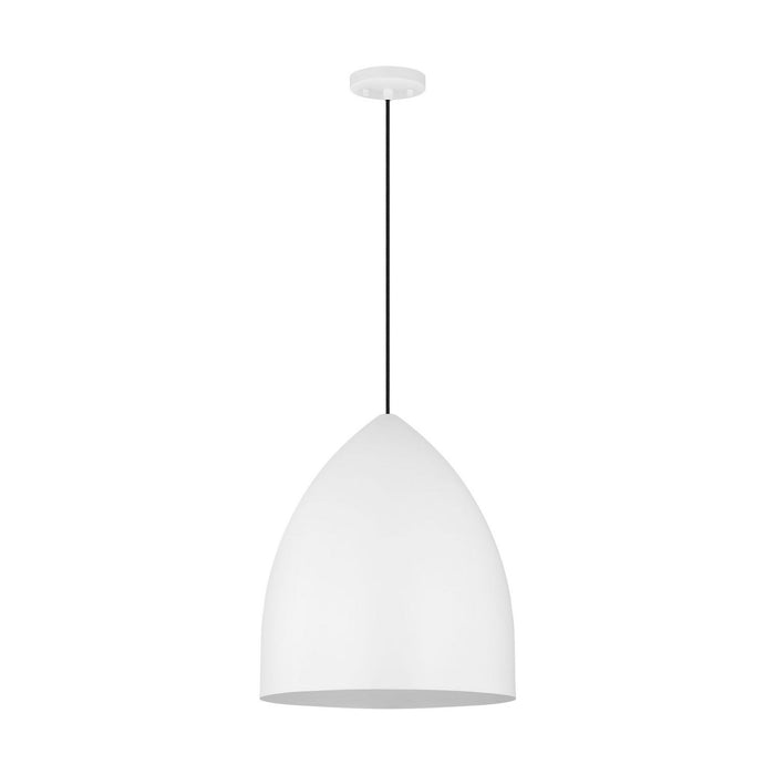 Myhouse Lighting Visual Comfort Studio - DJP1161MWT - One Light Pendant - Huron - Matte White