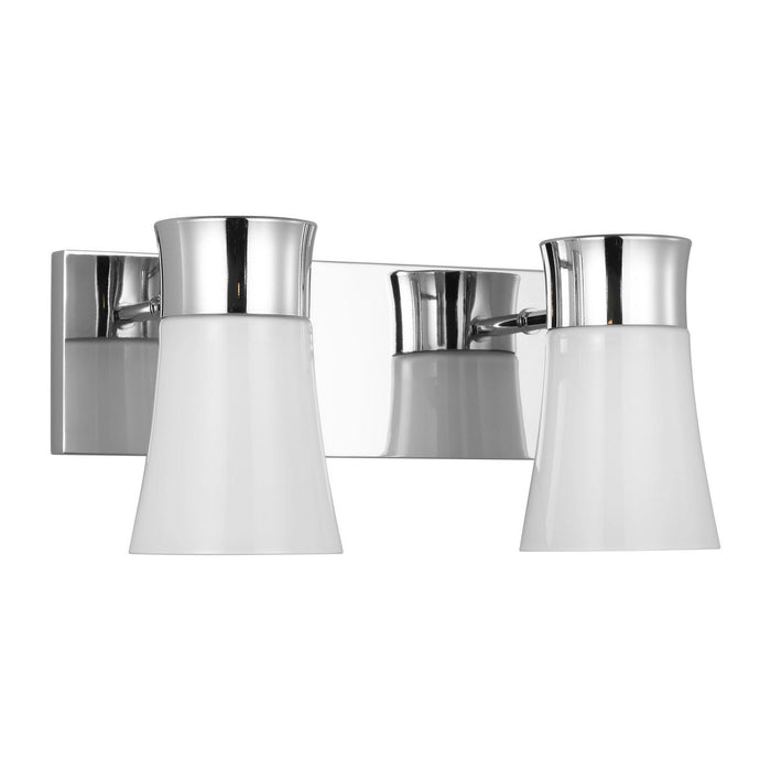 Myhouse Lighting Visual Comfort Studio - DJV1082CH - Two Light Vanity - Roy - Chrome