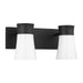 Myhouse Lighting Visual Comfort Studio - DJV1082MBK - Two Light Vanity - Roy - Midnight Black