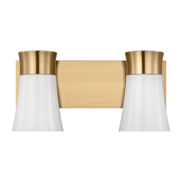 Myhouse Lighting Visual Comfort Studio - DJV1082SB - Two Light Vanity - Roy - Satin Brass