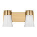 Myhouse Lighting Visual Comfort Studio - DJV1082SB - Two Light Vanity - Roy - Satin Brass