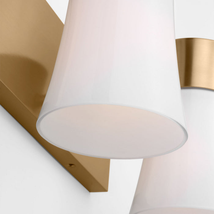 Myhouse Lighting Visual Comfort Studio - DJV1082SB - Two Light Vanity - Roy - Satin Brass