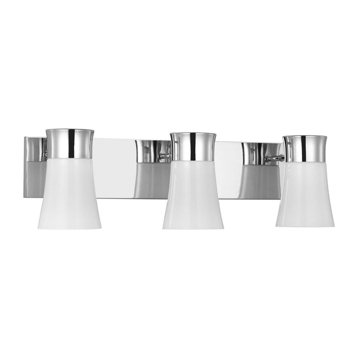 Myhouse Lighting Visual Comfort Studio - DJV1083CH - Three Light Vanity - Roy - Chrome