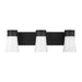Myhouse Lighting Visual Comfort Studio - DJV1083MBK - Three Light Vanity - Roy - Midnight Black