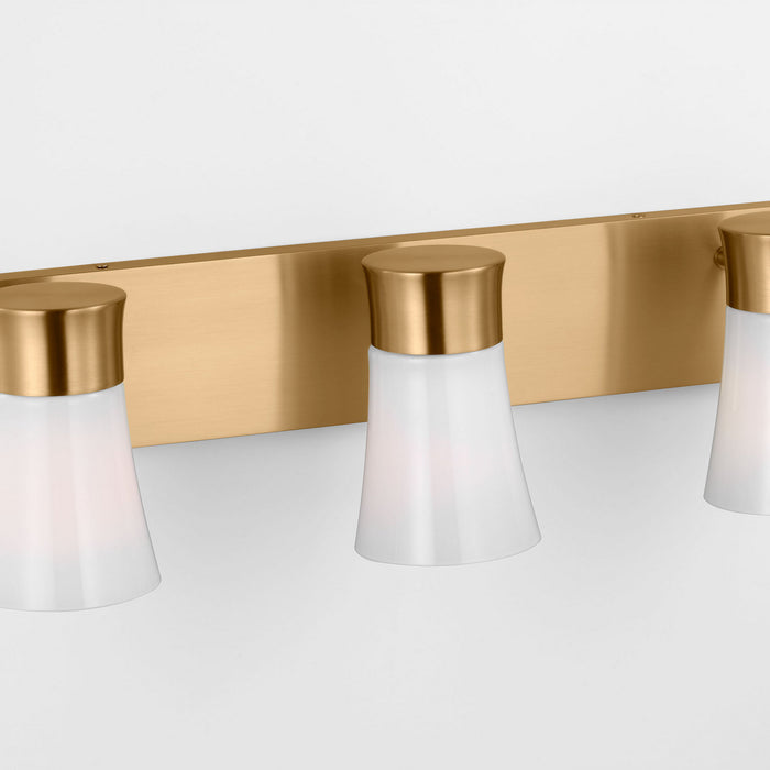 Myhouse Lighting Visual Comfort Studio - DJV1083SB - Three Light Vanity - Roy - Satin Brass