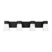 Myhouse Lighting Visual Comfort Studio - DJV1084MBK - Four Light Vanity - Roy - Midnight Black