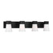 Myhouse Lighting Visual Comfort Studio - DJV1084MBK - Four Light Vanity - Roy - Midnight Black