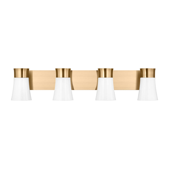 Myhouse Lighting Visual Comfort Studio - DJV1084SB - Four Light Vanity - Roy - Satin Brass