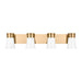 Myhouse Lighting Visual Comfort Studio - DJV1084SB - Four Light Vanity - Roy - Satin Brass