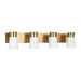 Myhouse Lighting Visual Comfort Studio - DJV1084SB - Four Light Vanity - Roy - Satin Brass