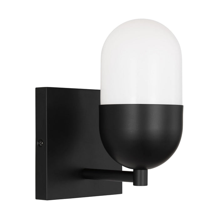 Myhouse Lighting Visual Comfort Studio - DJV1091MBK - One Light Vanity - Foster - Midnight Black