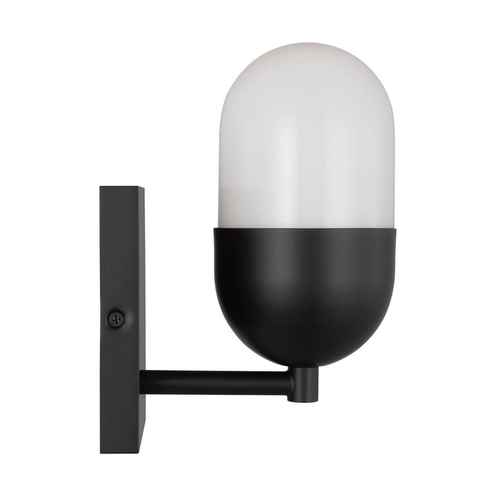 Myhouse Lighting Visual Comfort Studio - DJV1091MBK - One Light Vanity - Foster - Midnight Black