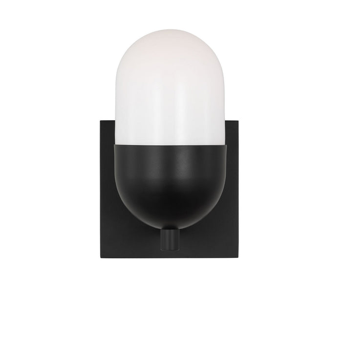 Myhouse Lighting Visual Comfort Studio - DJV1091MBK - One Light Vanity - Foster - Midnight Black