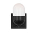 Myhouse Lighting Visual Comfort Studio - DJV1091MBK - One Light Vanity - Foster - Midnight Black