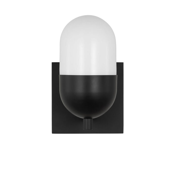 Myhouse Lighting Visual Comfort Studio - DJV1091MBK - One Light Vanity - Foster - Midnight Black