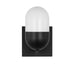 Myhouse Lighting Visual Comfort Studio - DJV1091MBK - One Light Vanity - Foster - Midnight Black