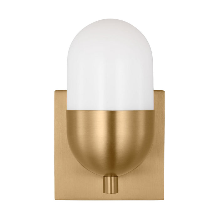 Myhouse Lighting Visual Comfort Studio - DJV1091SB - One Light Vanity - Foster - Satin Brass