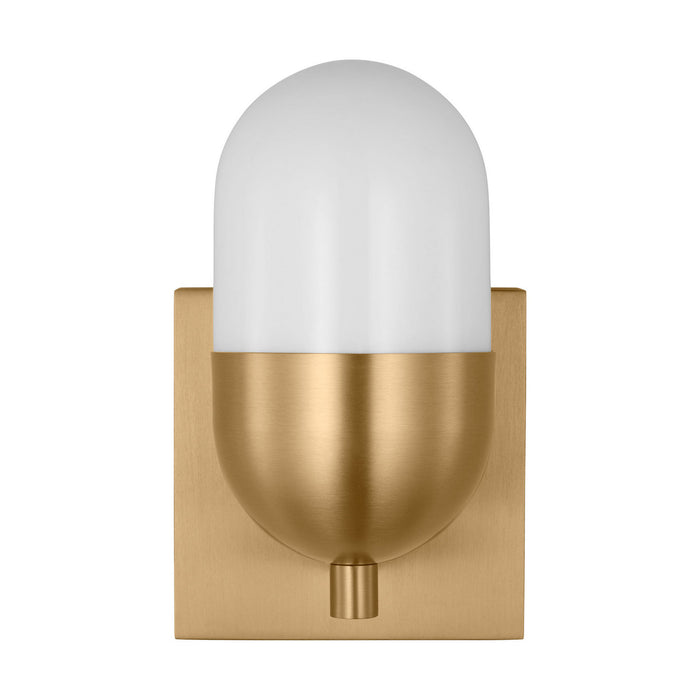 Myhouse Lighting Visual Comfort Studio - DJV1091SB - One Light Vanity - Foster - Satin Brass