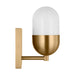 Myhouse Lighting Visual Comfort Studio - DJV1091SB - One Light Vanity - Foster - Satin Brass