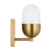 Myhouse Lighting Visual Comfort Studio - DJV1091SB - One Light Vanity - Foster - Satin Brass