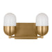 Myhouse Lighting Visual Comfort Studio - DJV1092SB - Two Light Vanity - Foster - Satin Brass