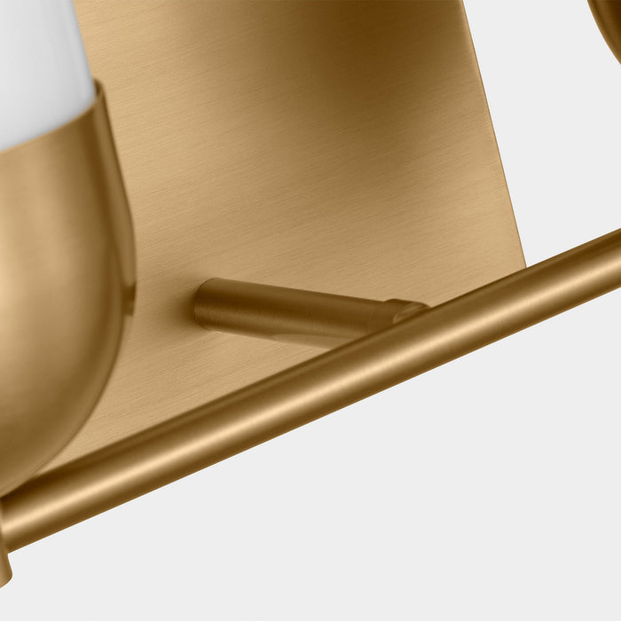 Myhouse Lighting Visual Comfort Studio - DJV1092SB - Two Light Vanity - Foster - Satin Brass