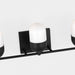 Myhouse Lighting Visual Comfort Studio - DJV1093MBK - Three Light Vanity - Foster - Midnight Black