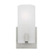 Myhouse Lighting Visual Comfort Studio - DJV1101BS - One Light Vanity - Rhode - Brushed Steel