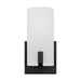 Myhouse Lighting Visual Comfort Studio - DJV1101MBK - One Light Vanity - Rhode - Midnight Black