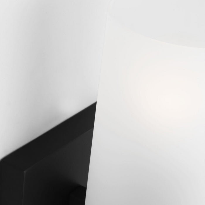 Myhouse Lighting Visual Comfort Studio - DJV1101MBK - One Light Vanity - Rhode - Midnight Black