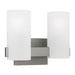 Myhouse Lighting Visual Comfort Studio - DJV1102BS - Two Light Vanity - Rhode - Brushed Steel