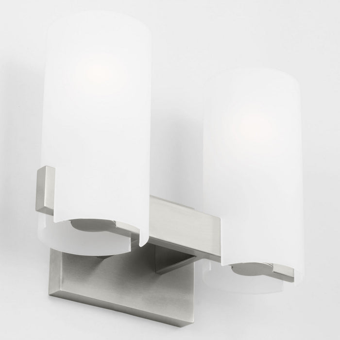 Myhouse Lighting Visual Comfort Studio - DJV1102BS - Two Light Vanity - Rhode - Brushed Steel