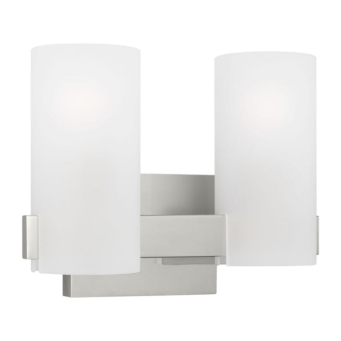 Myhouse Lighting Visual Comfort Studio - DJV1102CH - Two Light Vanity - Rhode - Chrome