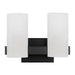 Myhouse Lighting Visual Comfort Studio - DJV1102MBK - Two Light Vanity - Rhode - Midnight Black