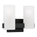 Myhouse Lighting Visual Comfort Studio - DJV1102MBK - Two Light Vanity - Rhode - Midnight Black