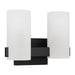 Myhouse Lighting Visual Comfort Studio - DJV1102MBK - Two Light Vanity - Rhode - Midnight Black
