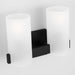 Myhouse Lighting Visual Comfort Studio - DJV1102MBK - Two Light Vanity - Rhode - Midnight Black