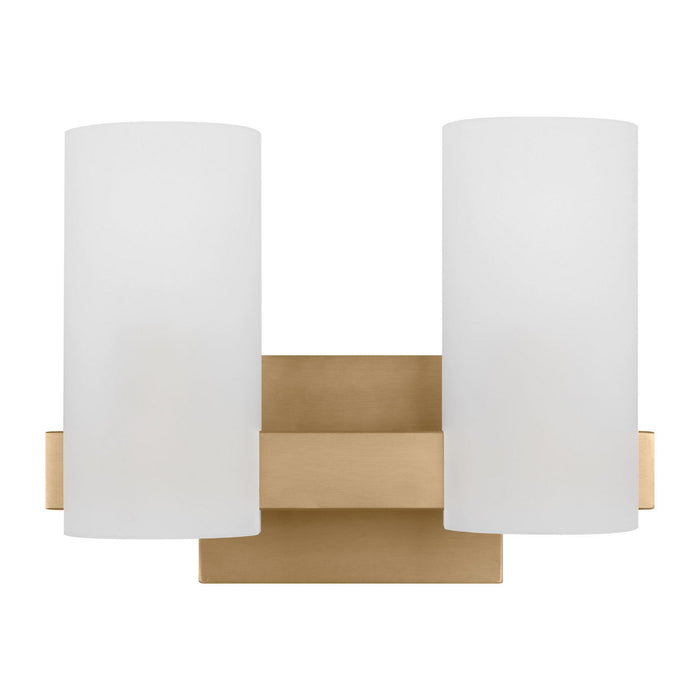 Myhouse Lighting Visual Comfort Studio - DJV1102SB - Two Light Vanity - Rhode - Satin Brass