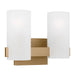 Myhouse Lighting Visual Comfort Studio - DJV1102SB - Two Light Vanity - Rhode - Satin Brass