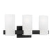 Myhouse Lighting Visual Comfort Studio - DJV1103MBK - Three Light Vanity - Rhode - Midnight Black