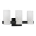 Myhouse Lighting Visual Comfort Studio - DJV1103MBK - Three Light Vanity - Rhode - Midnight Black