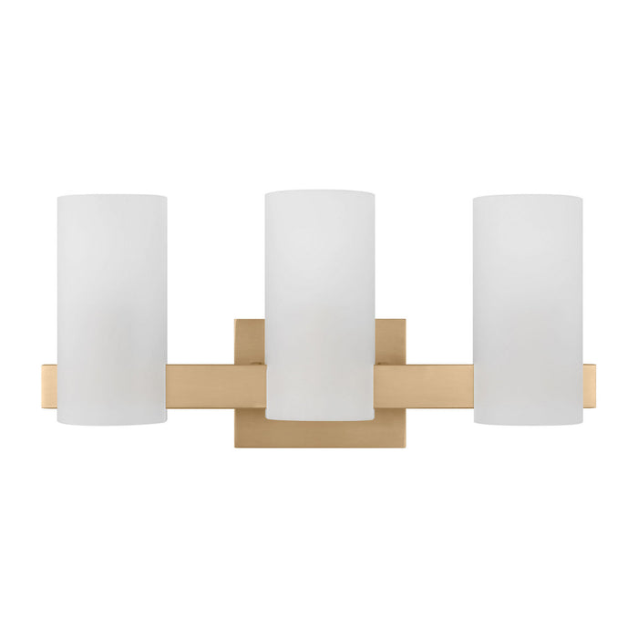 Myhouse Lighting Visual Comfort Studio - DJV1103SB - Three Light Vanity - Rhode - Satin Brass